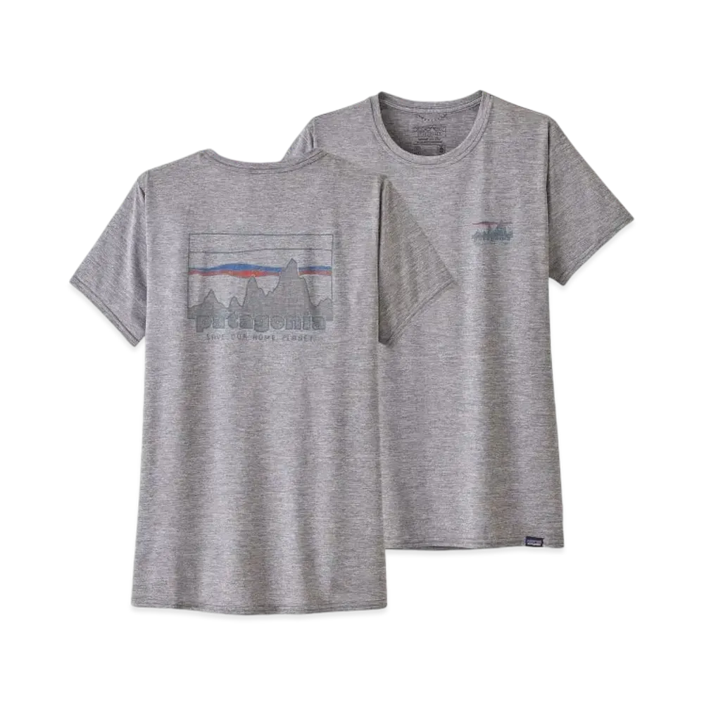 Patagonia Women's Capilene Cool Daily Graphic Shirt "Grey"
