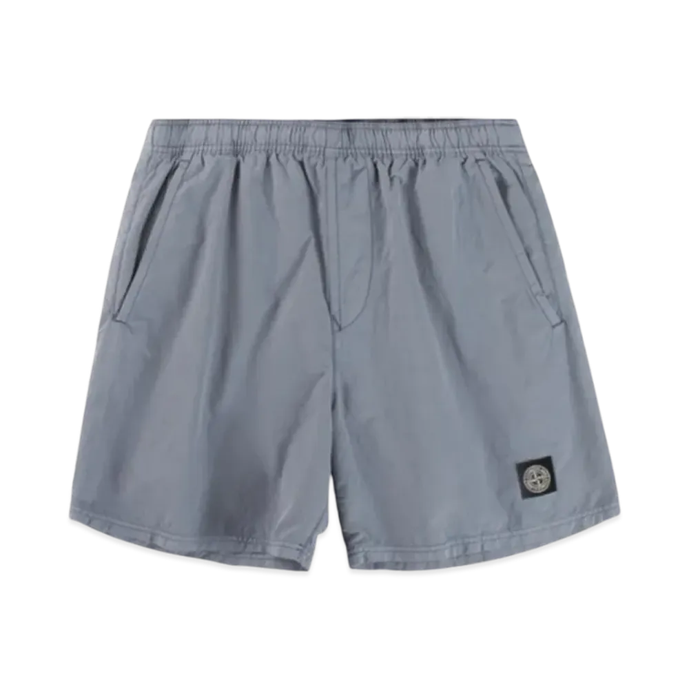 Stone Island B0946 Brushed Cotton Swimming Trunk - 21SS "Powder Blue"
