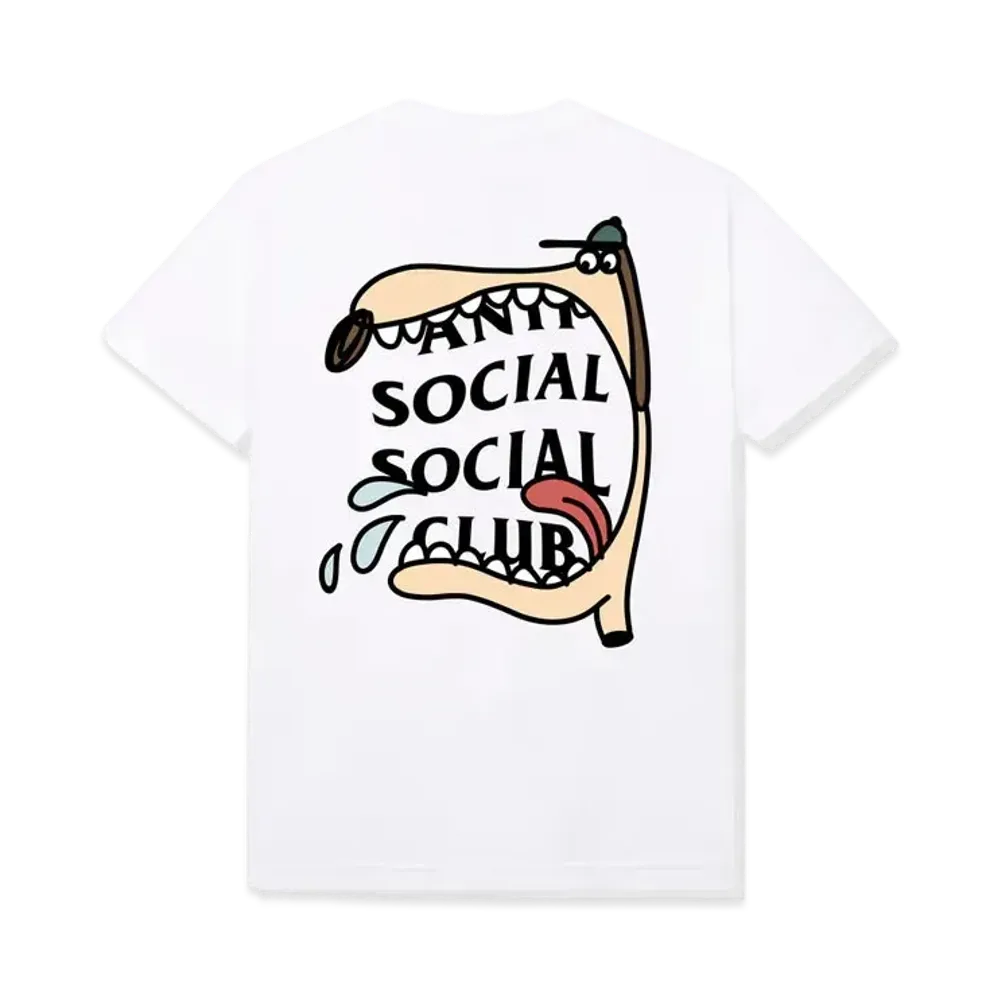 ANTI SOCIAL SOCIAL CLUB FA22 Doggy Breath White Tee Japan Limited "White"