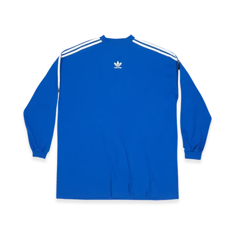 BALENCIAGA x adidas Oversized Long Sleeve T-Shirt "Blue"