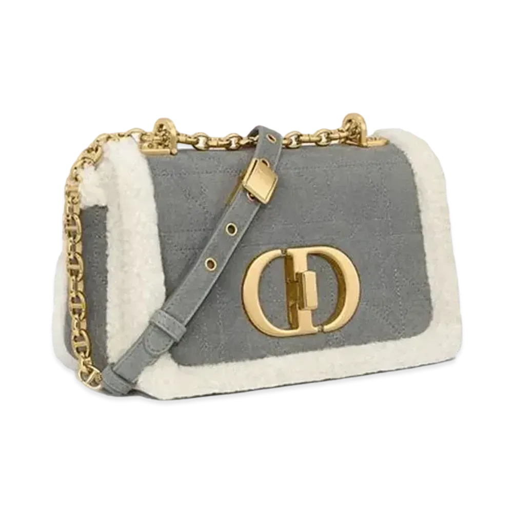 Dior Small Dior Caro Bag "Gray"