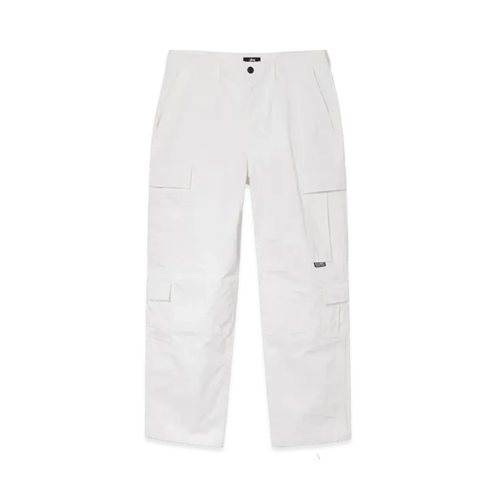 Stussy Nylon Ripstop Surplus Cargo Pants "Bone"