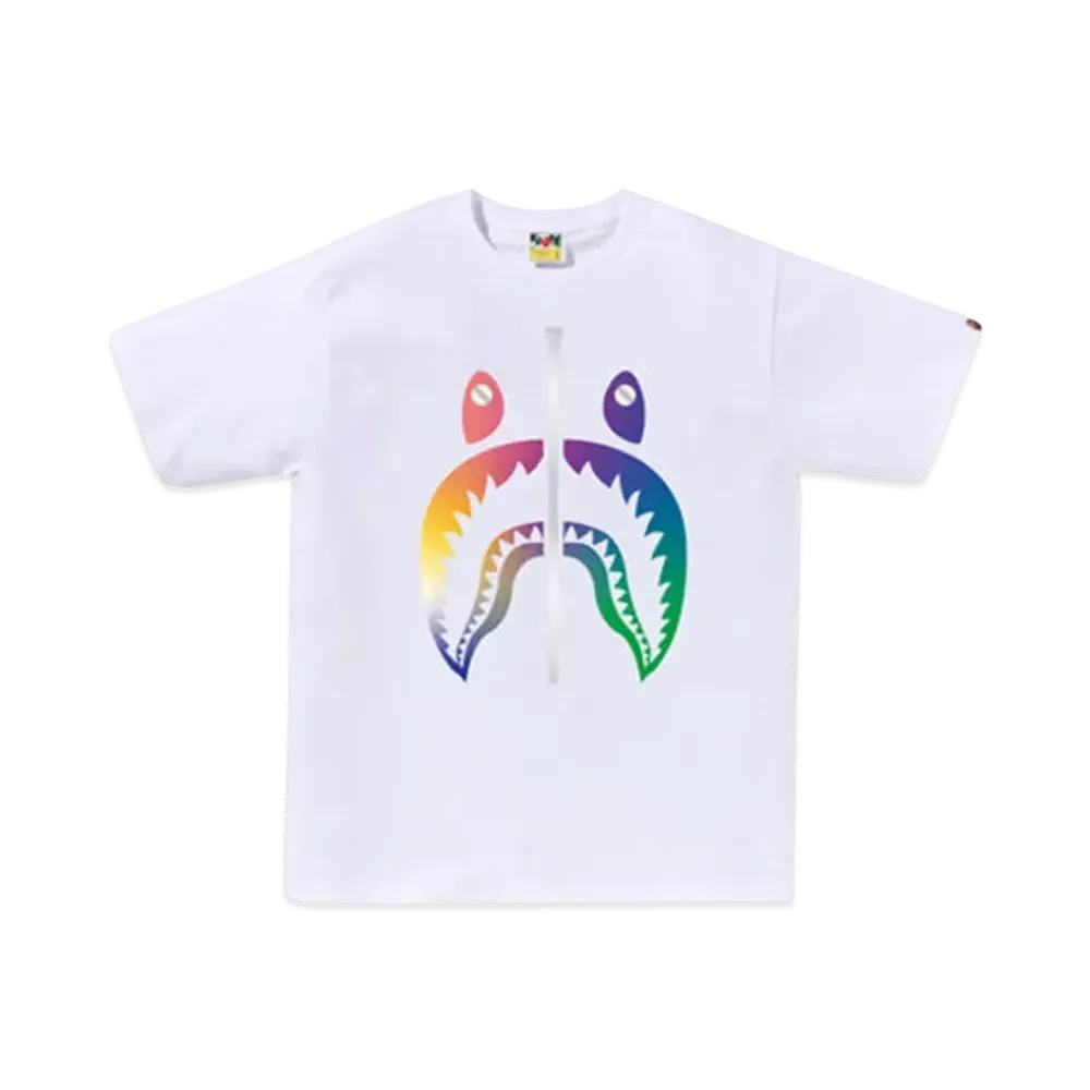 A BATHING APE Gradation Shark Tee Bapec Special Preorder "White"