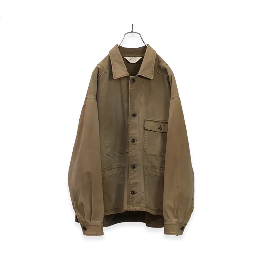 ANCELLM Chino Shirt Jacket "Beige"