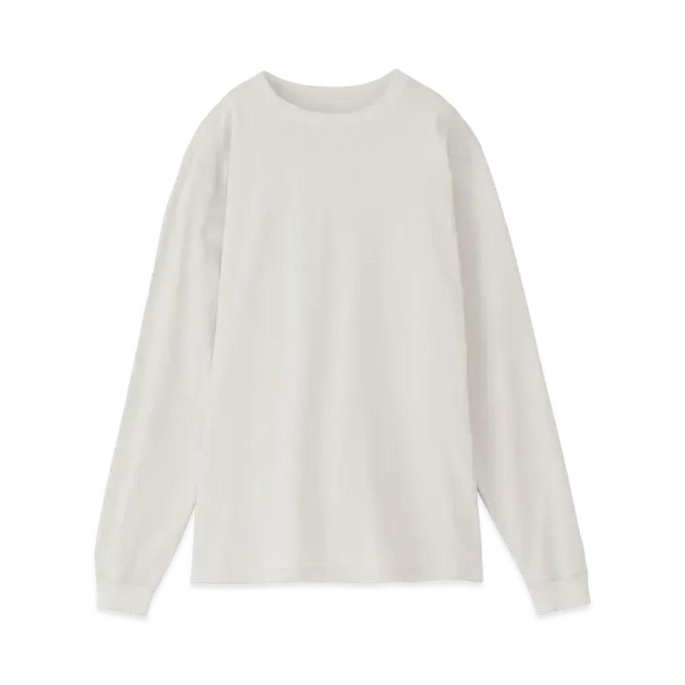 Goldwin Liopimum Paper Long Sleeve T-Shirt (C3 Fit / Unisex) "Grayish White"