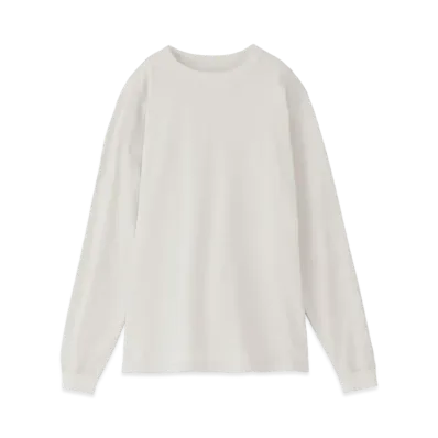 Goldwin Liopimum Paper Long Sleeve T-Shirt (C3 Fit / Unisex) "Grayish White"