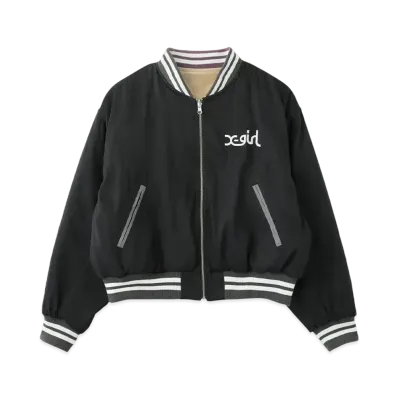 X-Girl x VANDY THE PINK Reversible Sukajan "Black"