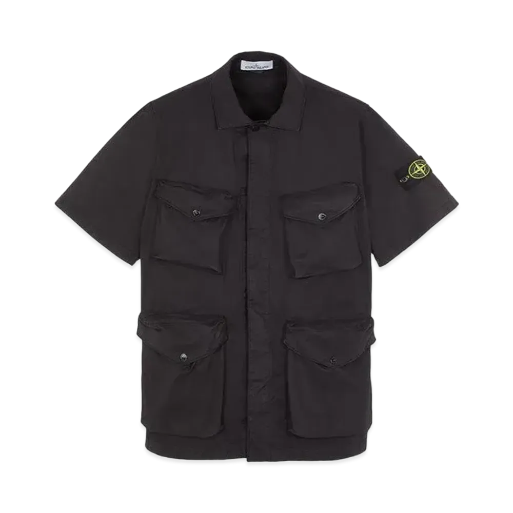 Stone Island 10210 STRETCH COTTON GABARDINE "Black"