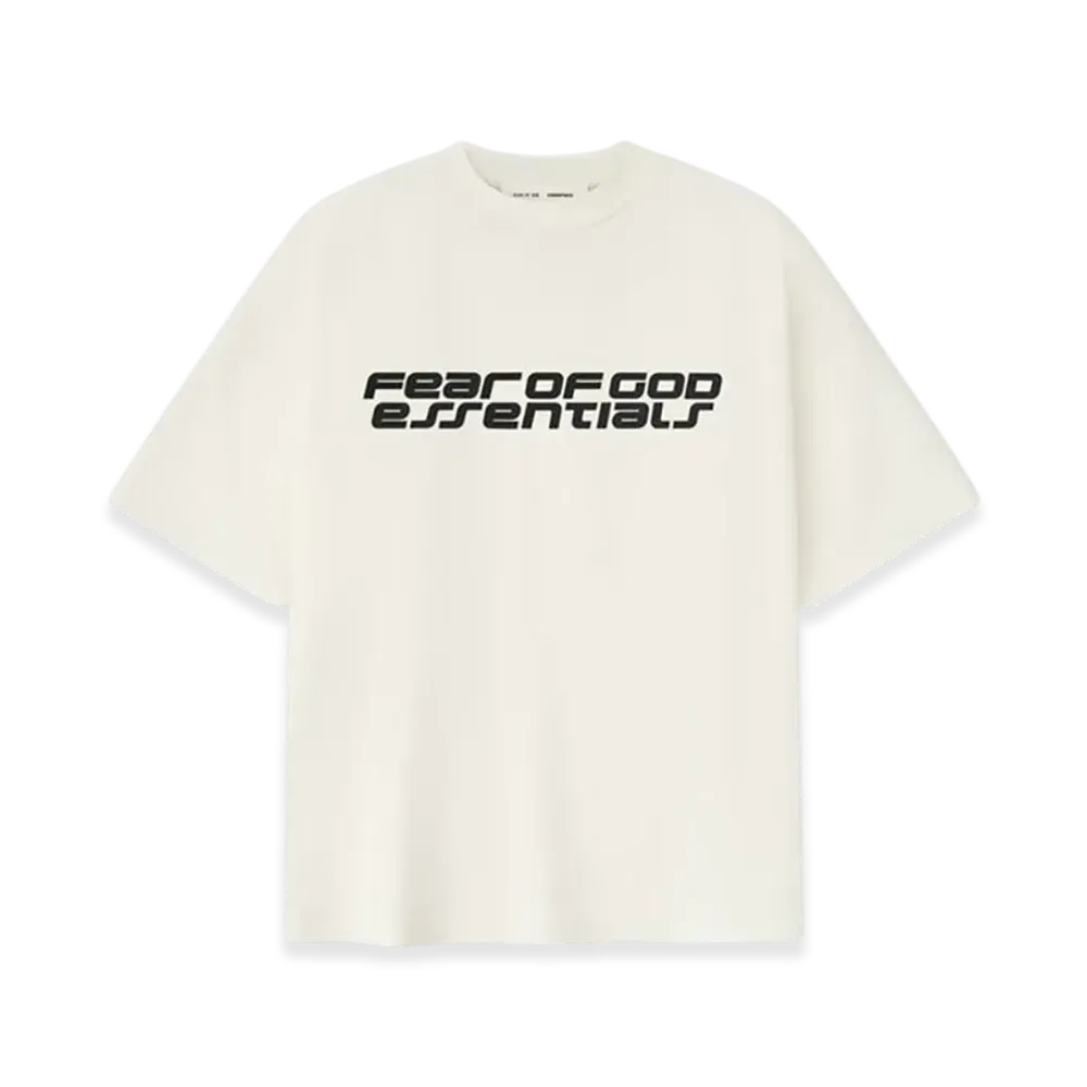 FEAR OF GOD ESSENTIALS Ponte 90s Short Sleeve Tee "Ivory"