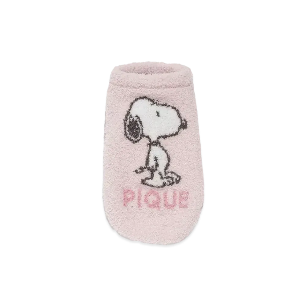 GELATO PIQUE x PEANUTS Cat & Dog Snoopy Baby Moko Jacquard Pullover "Pink"