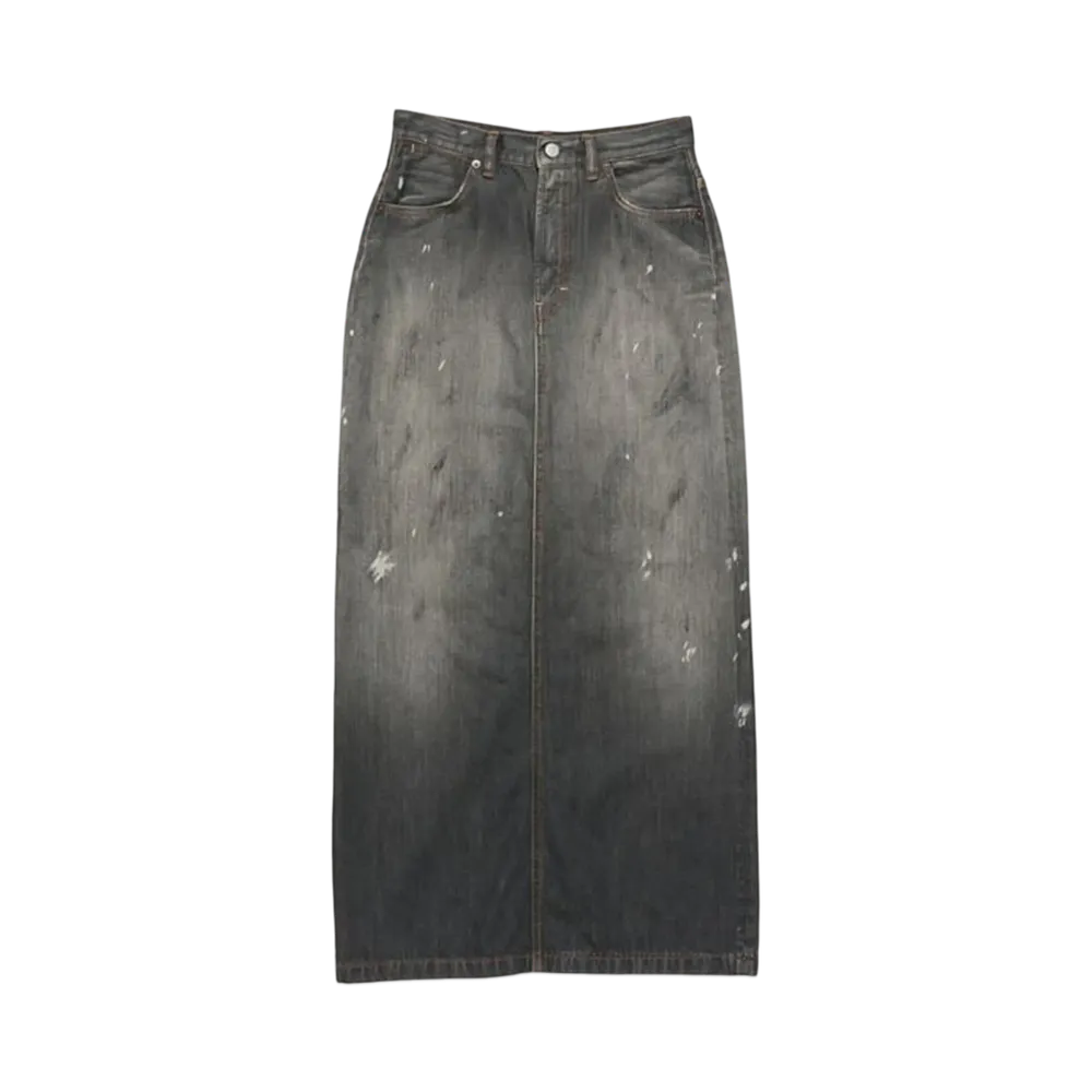 Acne Studios Mid-Length Denim Skirt "Black"