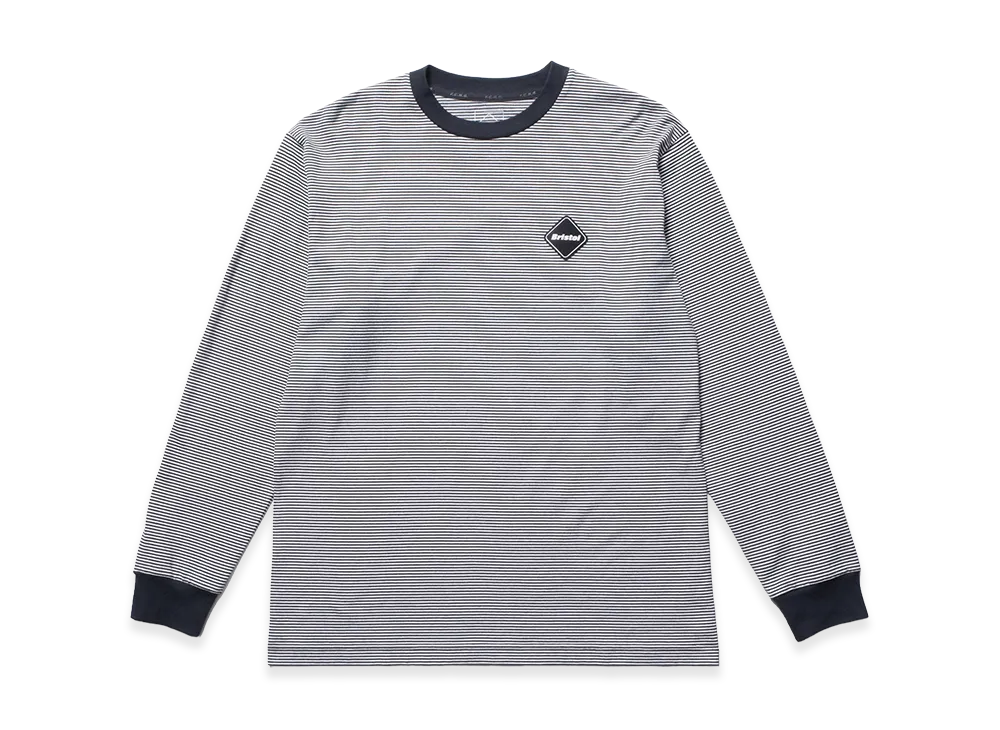 F.C.Real Bristol Border L/S Tee "Black"