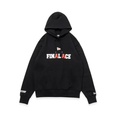 NEW ERA x New Japan Pro-Wrestling French Terry Sweat Pullover Hoodie FINAL ACE Hiroshi Tanahashi "Black"