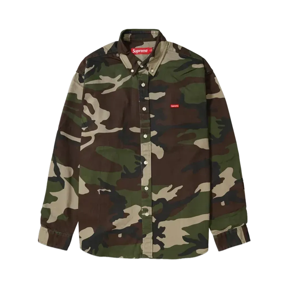 Supreme Small Box Denim Shirt (25FW) "Woodland Camo"