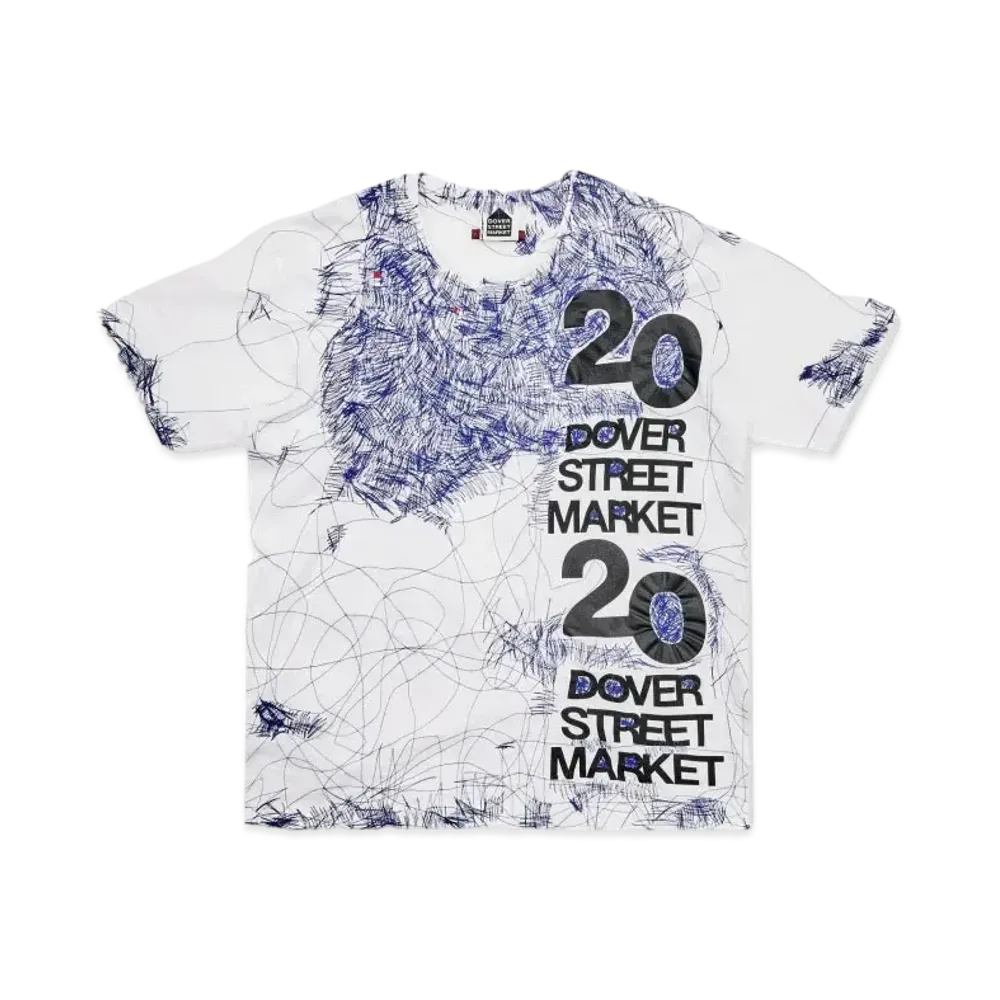 Dover Street Market London x Daniela Gregis 20th Anniversary Tee "White"