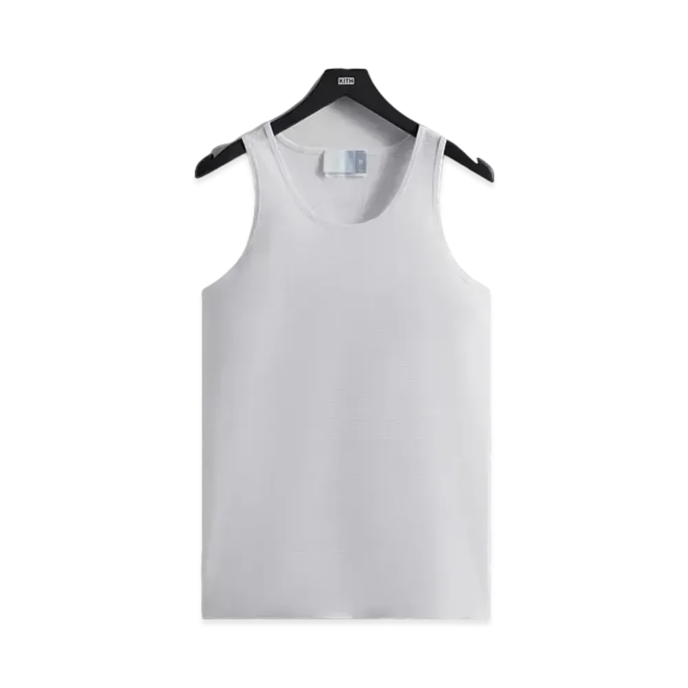 Kith Pointelle Mesh Spencer Tank "White"