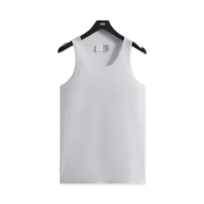 Kith Pointelle Mesh Spencer Tank "White"