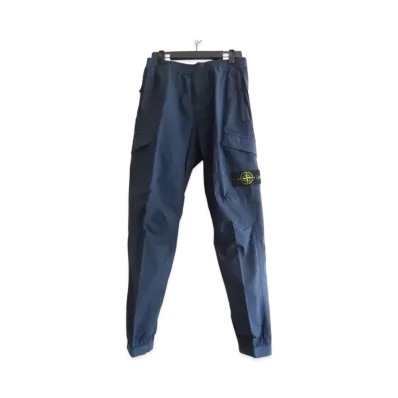 Stone Island Cotton stretch work pants "Navy"