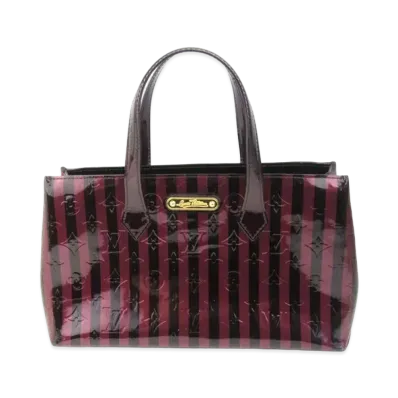 Louis Vuitton Monogram Vernis Rayure Wilshere PM "Amarant"