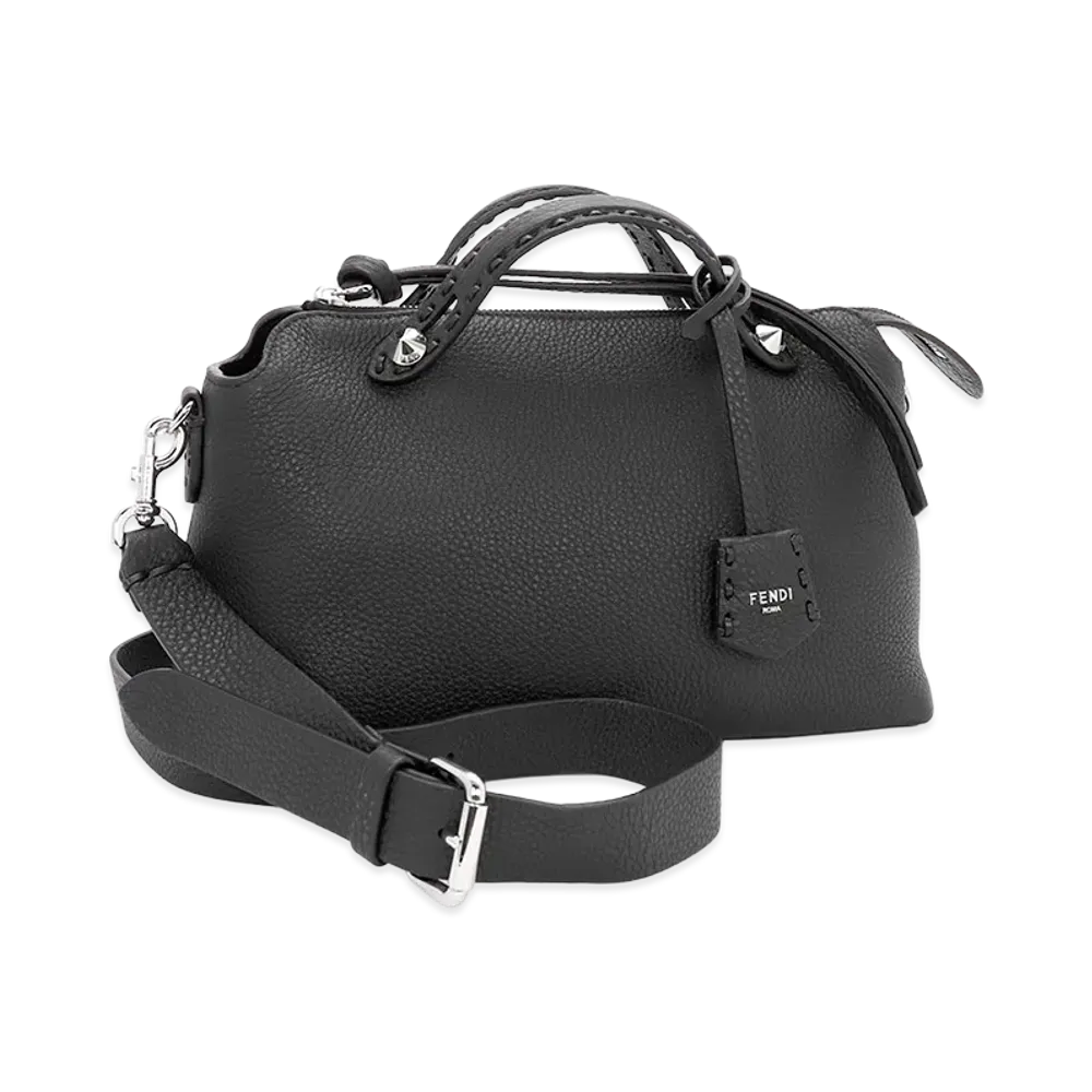 FENDI Women's By The Way Selleria Medium Handbag (with shoulder strap) "Nero"
