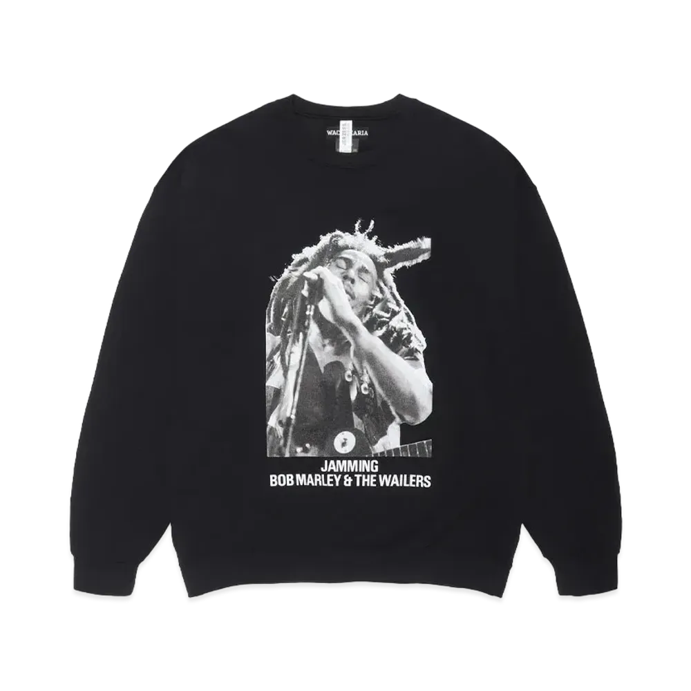 WACKO MARIA x BOB MARLEY Sweat Shirt "Black"