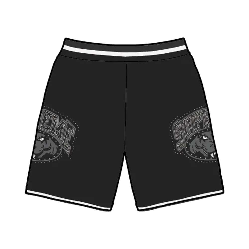 Supreme Studded Basketball Short "Black"