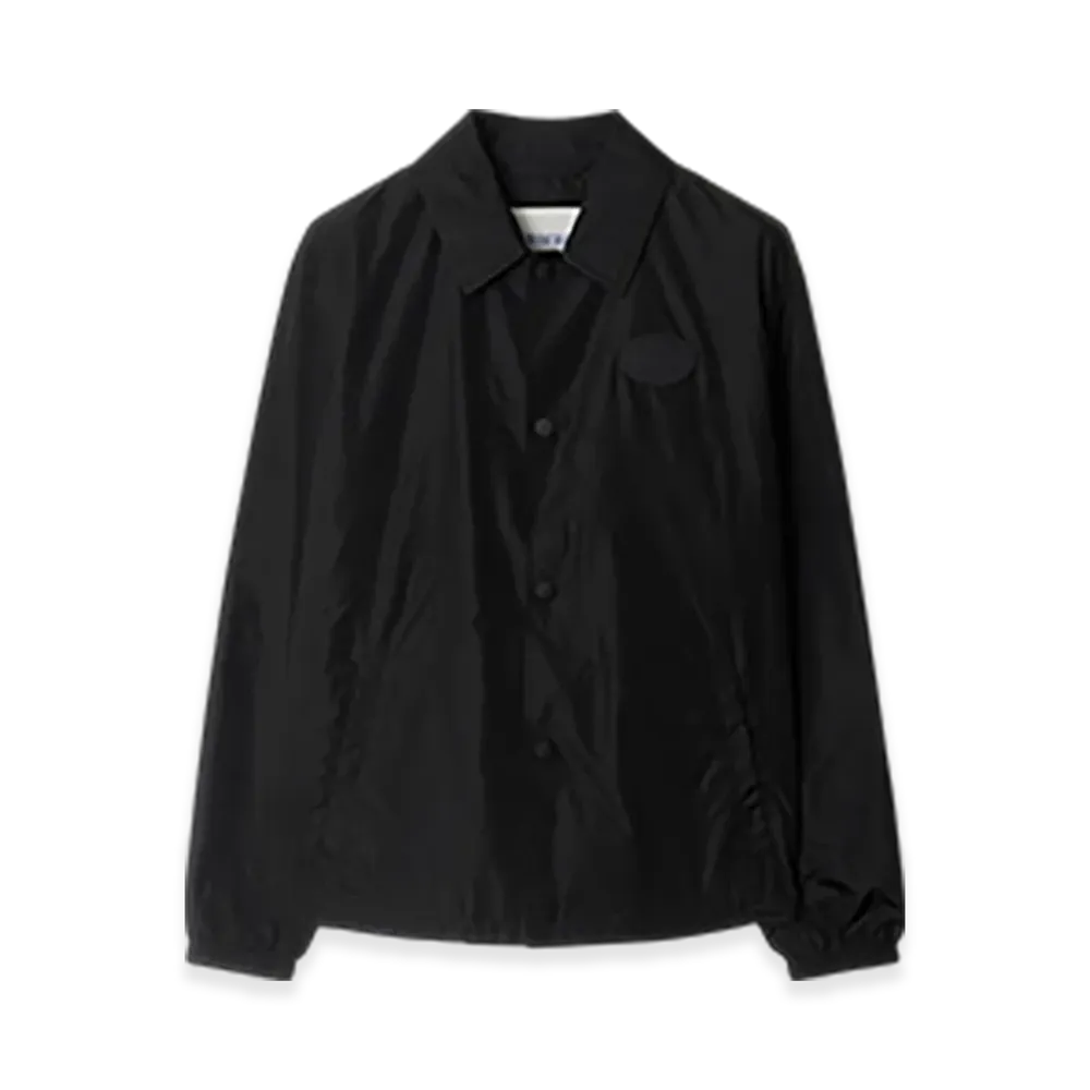 Burberry Night Stamp Nylon Coach Jacket "Black"