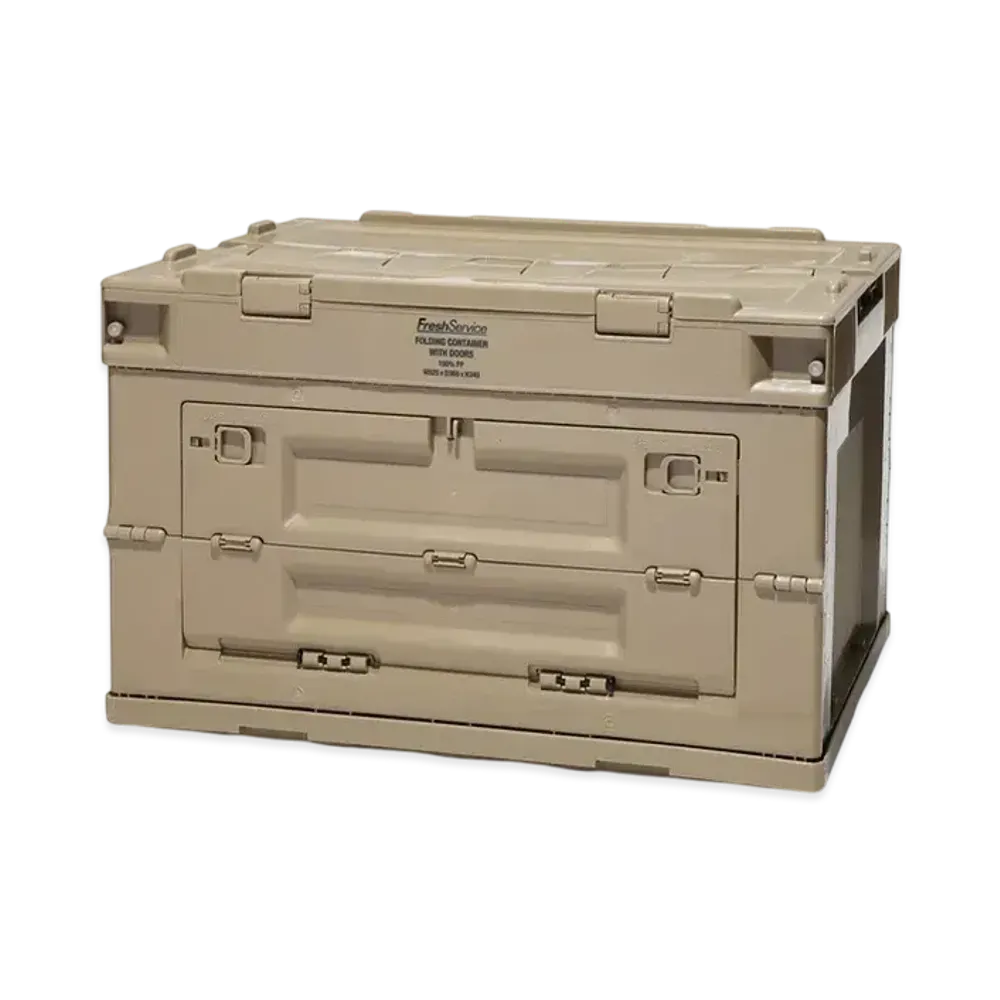 FreshService Folding Container W/2 Doors "Sand"