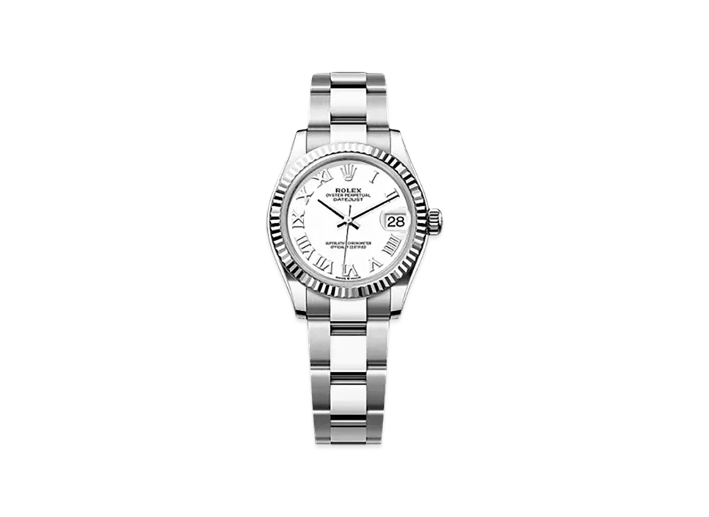 ROLEX Datejust 31mm Oystersteel & White Gold 278274 "White"