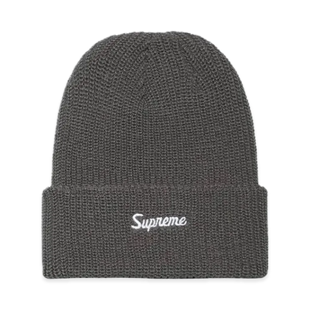 Supreme Loose Gauge Beanie "Charcoal" (22FW)