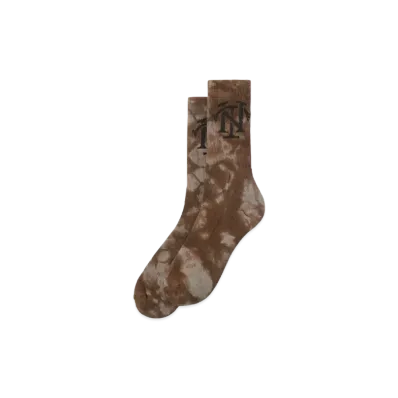 thisisneverthat Tie Dye Socks "Brown"