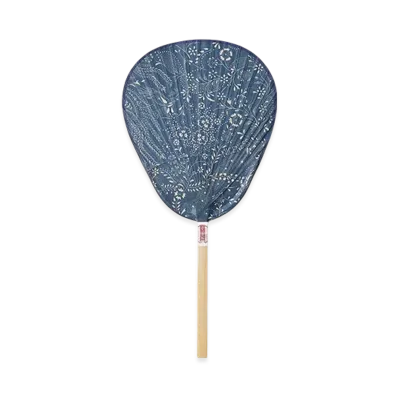 NICENESS Jagatara NN Uchiwa Fan "Navy"