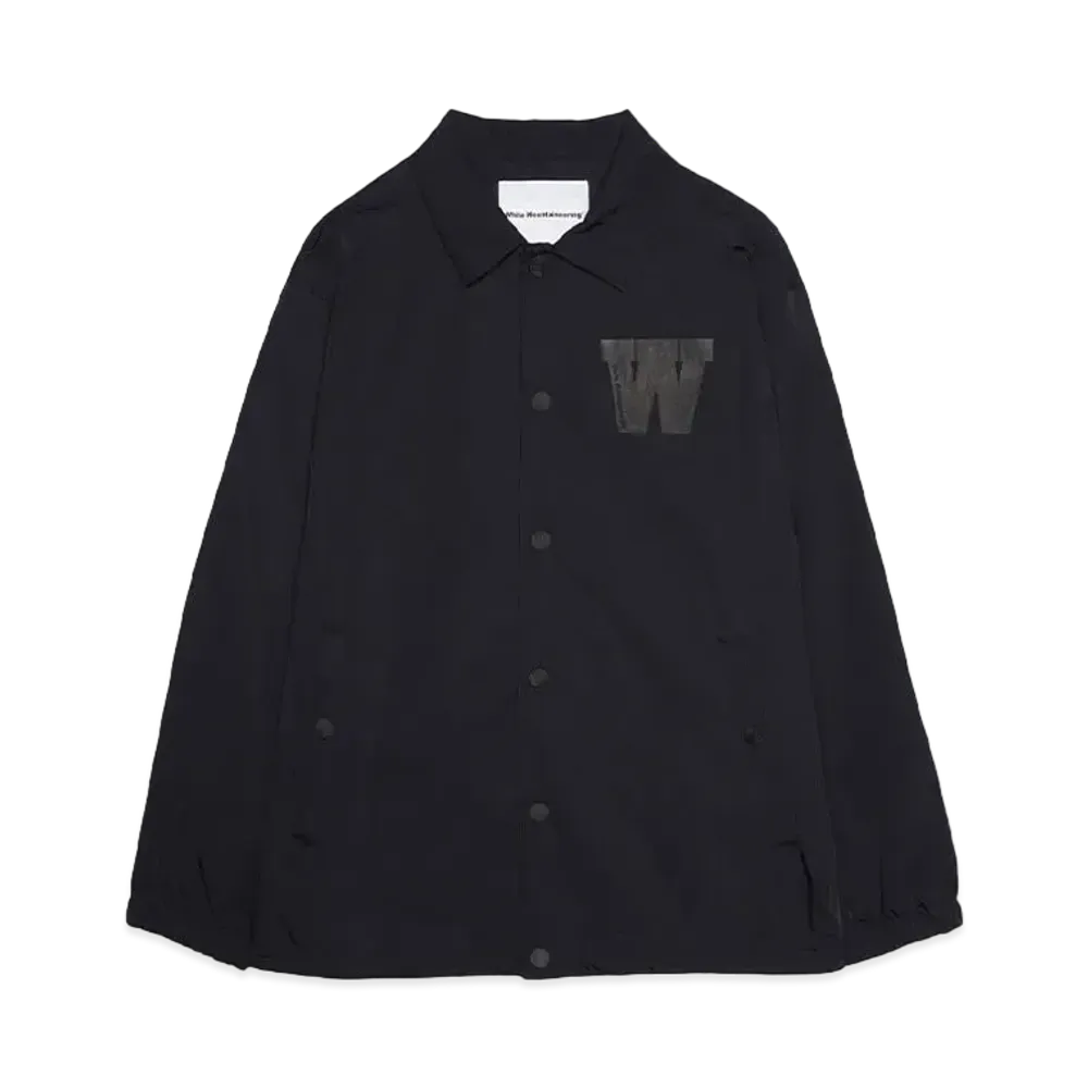 White Mountaineering WIND STOPPER COACH JACKET "BLACK"