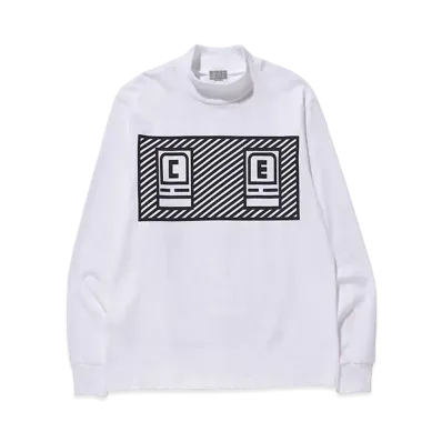 Cav Empt (C.E) BOLD LOGO TURTLE NECK LONG SLEEVE T "White"