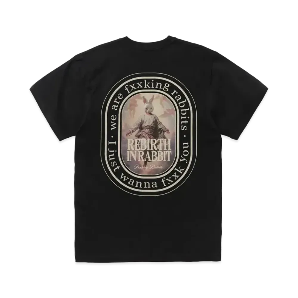 FR2 Rebirth In Rabbit T-shirt "Black"