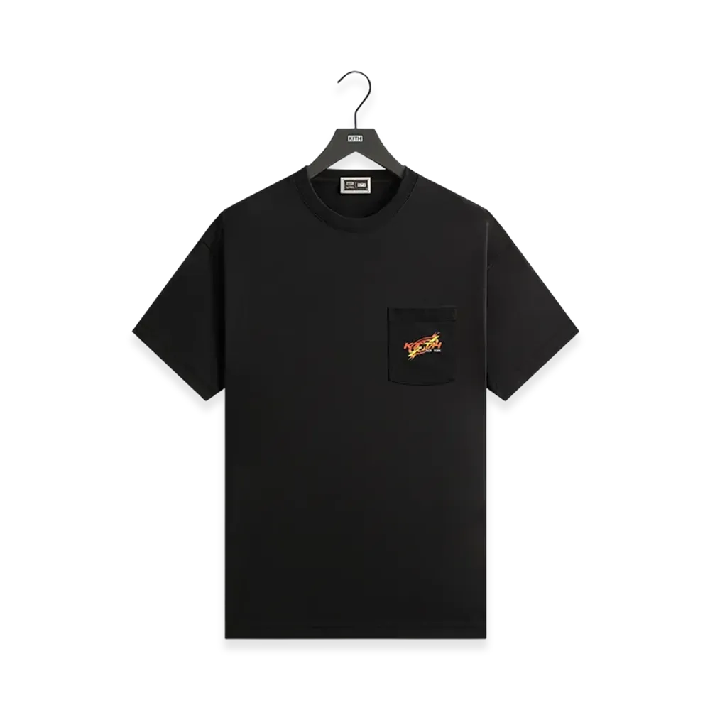 Kith x Marvel vs. Capcom World Vintage Pocket Tee "Black"