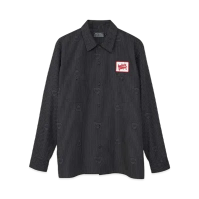 HYSTERIC GLAMOUR Sound Vibration Engineer Shirt "Charcoal Gray"