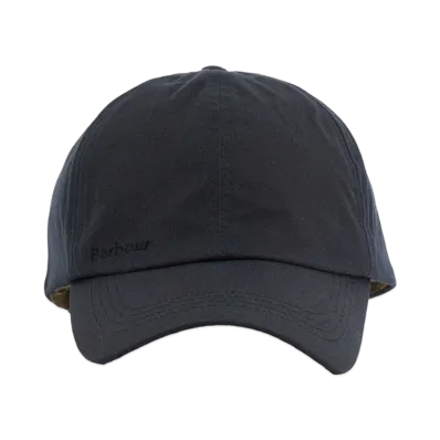 Barbour Wax Cotton Baseball Cap "Navy"