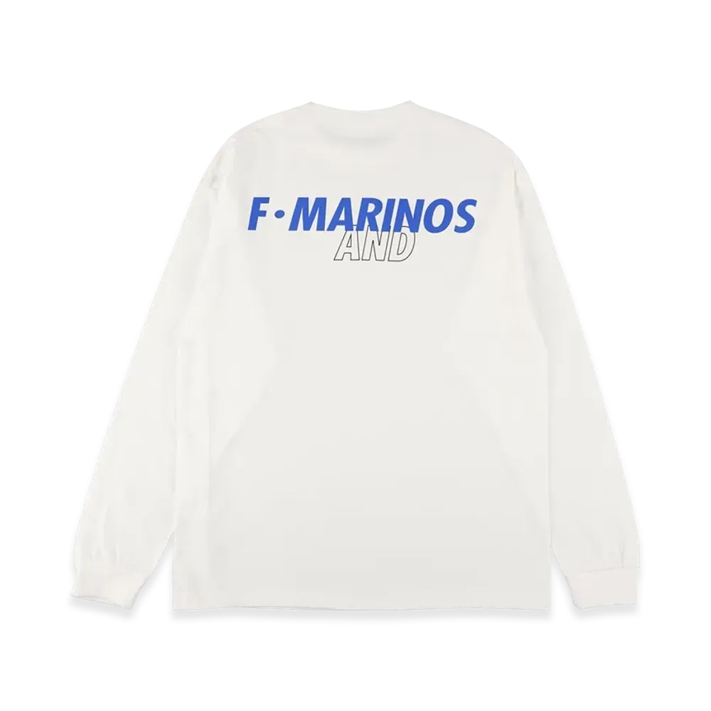 WIND AND SEA x J.LEAGUE F MARINOS L/S Tee "White"
