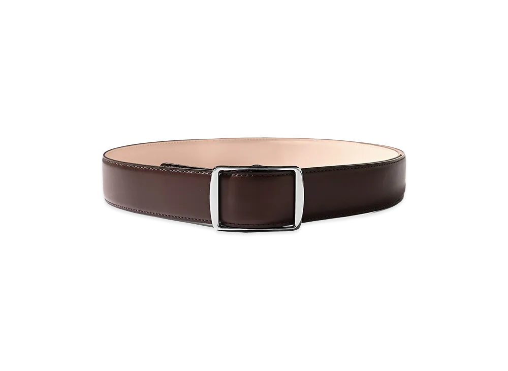 CLESSTE Holeless Essential Leather Belt "Brown"