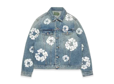 DENIM TEARS Cotton Wreath Denim Jacket "Light Wash"