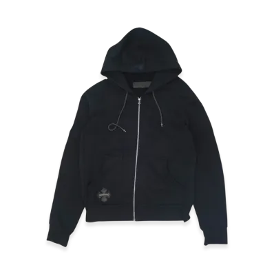 Chrome Hearts Crosspatch Borochip Dagger Zip Hoodie "Black"