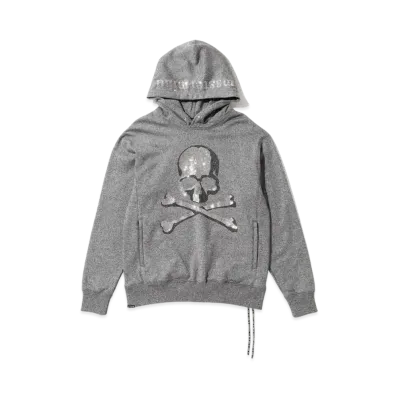 mastermind JAPAN Swarovski Hoodie "Top Gray"