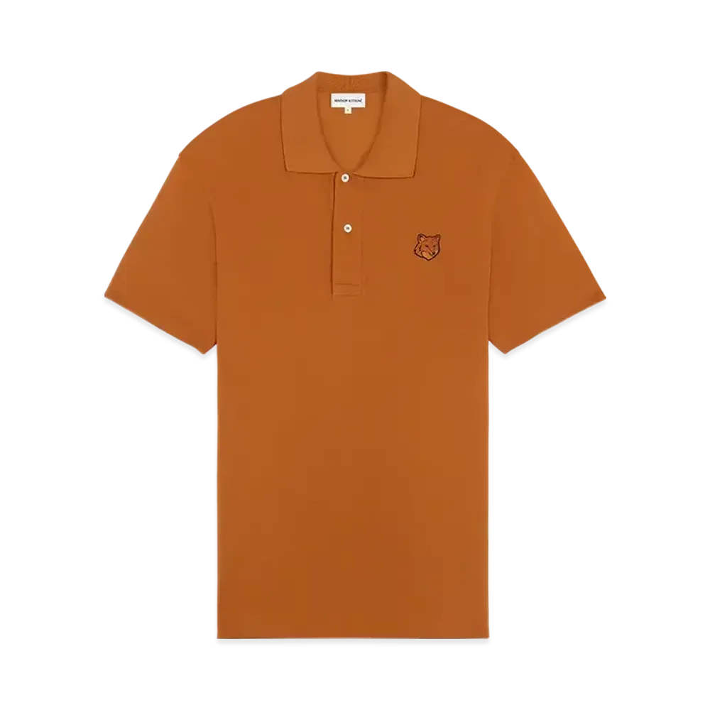 Maison Kitsune Bold Fox Head Patch Comfort Polo "Tobacco"