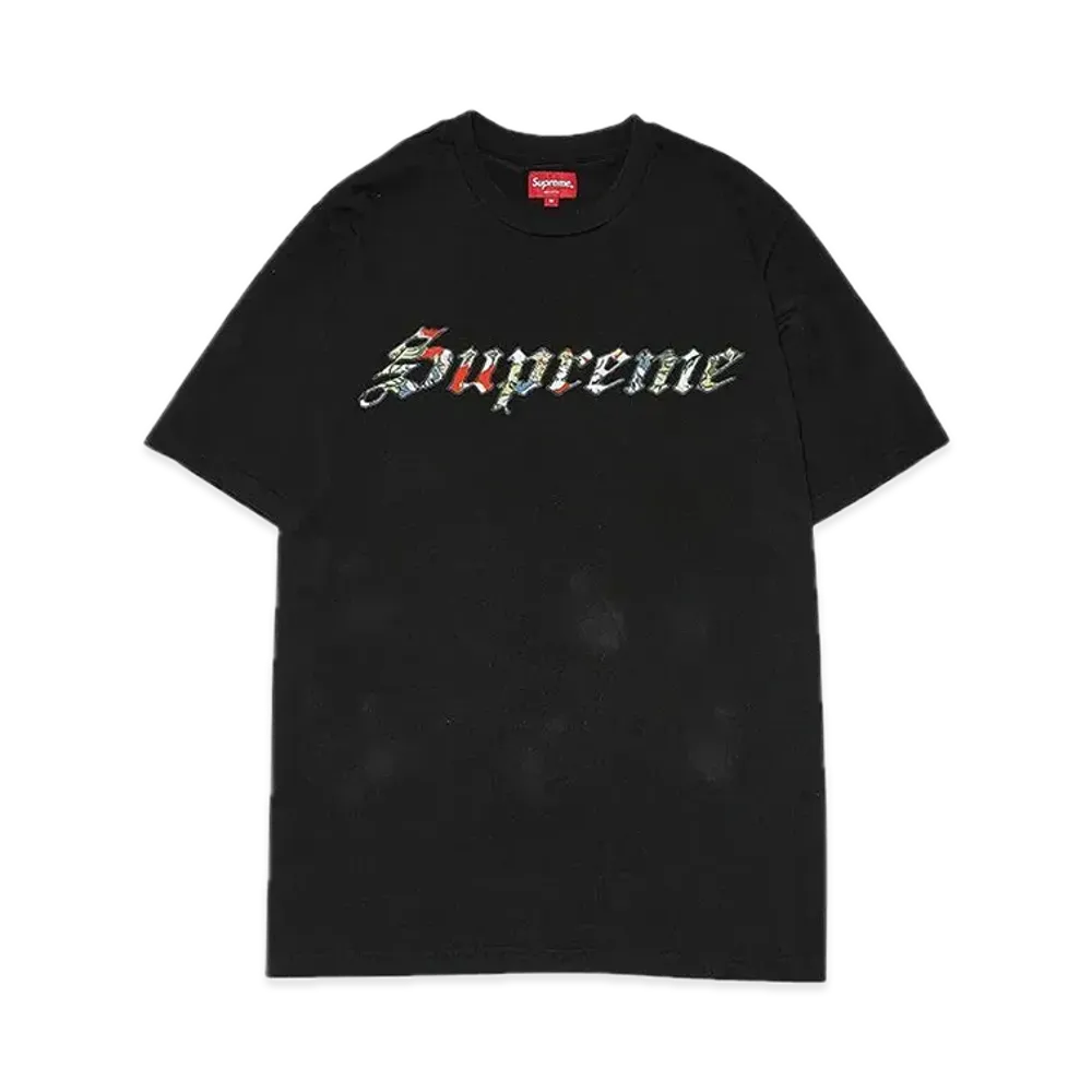 Supreme Floral Appliqué S/S Top "Black"