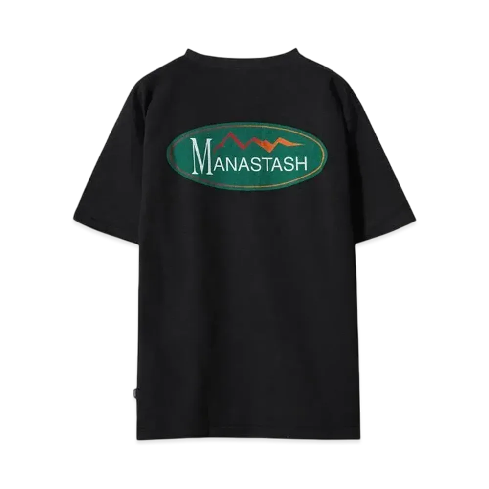MANASTASH HEMP TEE ORIGINAL LOGO"BLACK"