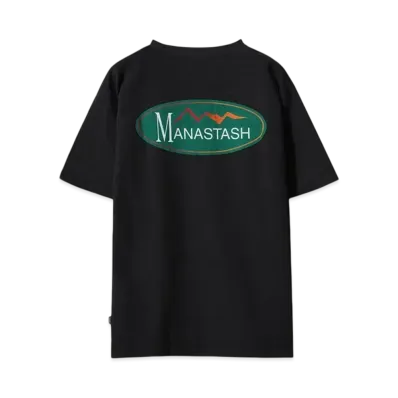 MANASTASH HEMP TEE ORIGINAL LOGO"BLACK"