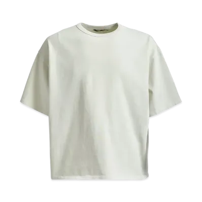BREATH Newrich Wide Cropped Tee "Cream"
