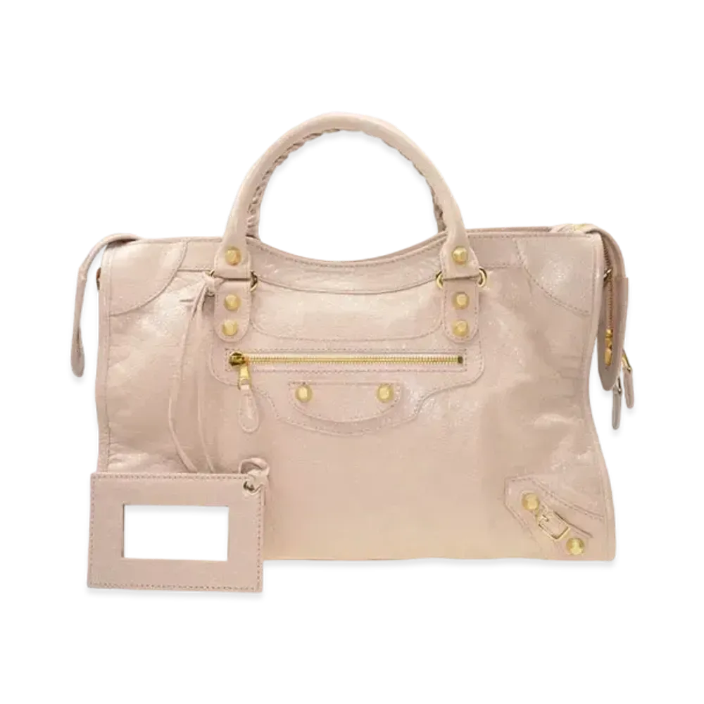 BALENCIAGA Handbag Lambskin "Pink"