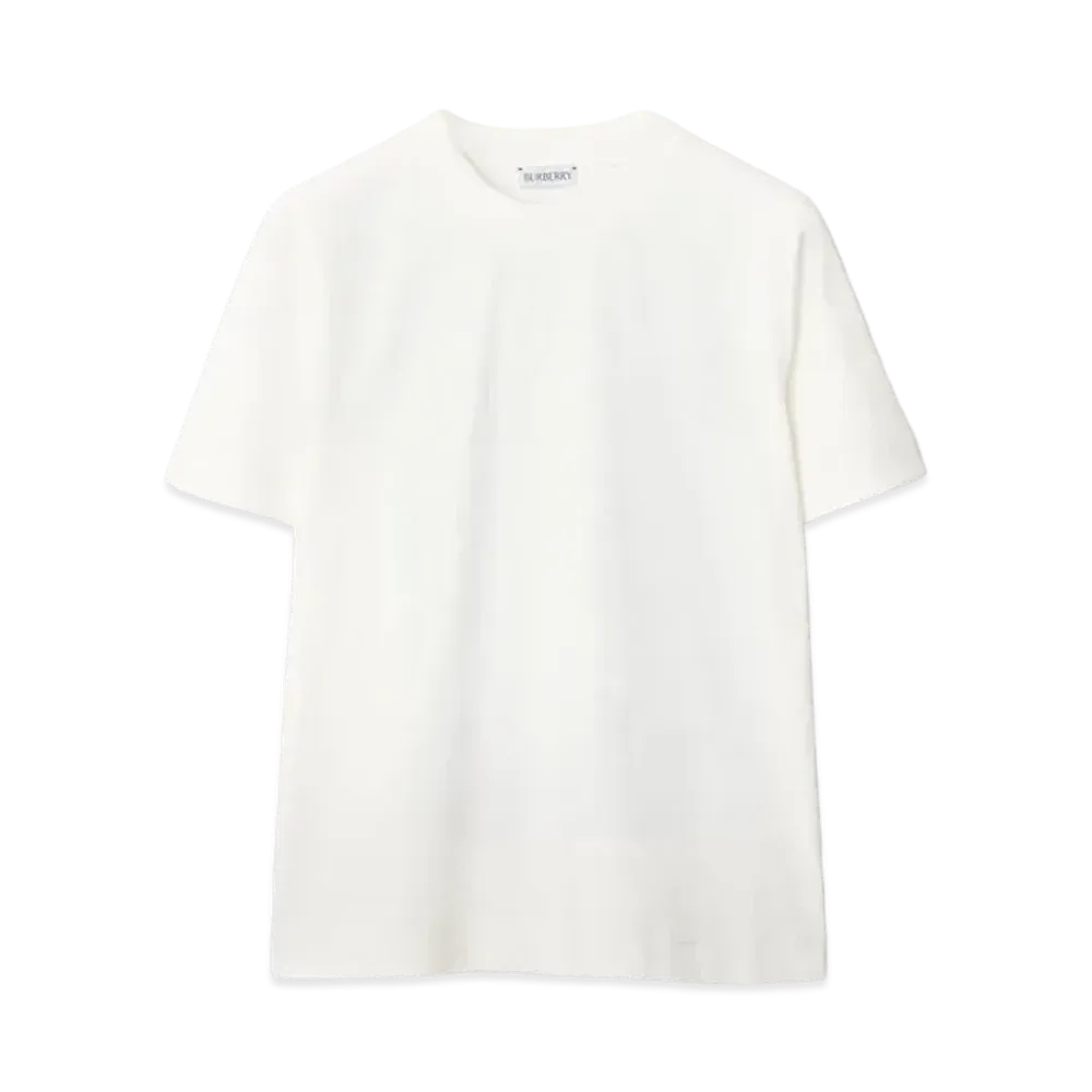 Burberry Women's EKD Cotton T-shirt "Salt"